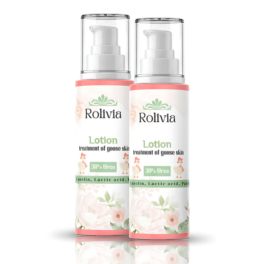 عرض لوشن روليفيا مرطب لعلاج جلد الوزة 1+1  120ملل