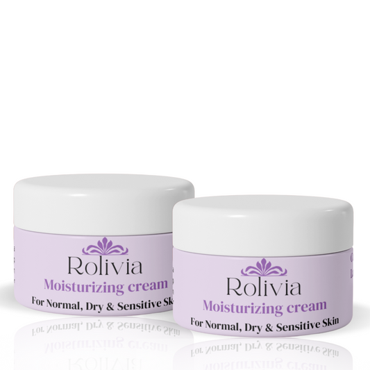 عرض كريم مرطب للبشرة من روليفيا 50 جم 1+1