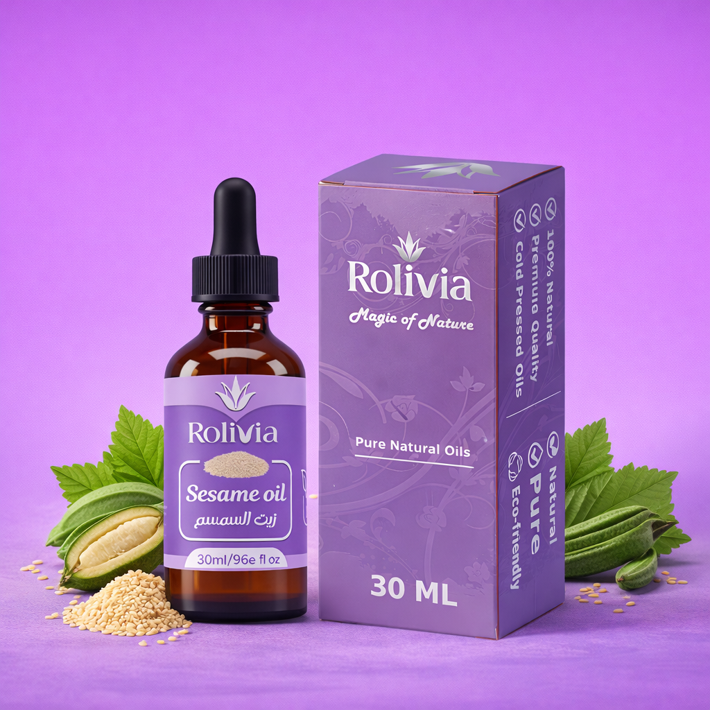 عرض 1+1 زيت السمسم روليفيا – 30 مل | Rolivia Pure Oils