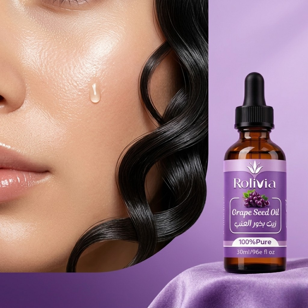عرض 1+1 زيت بذور العنب روليفيا – 30 مل | Rolivia Pure Oils