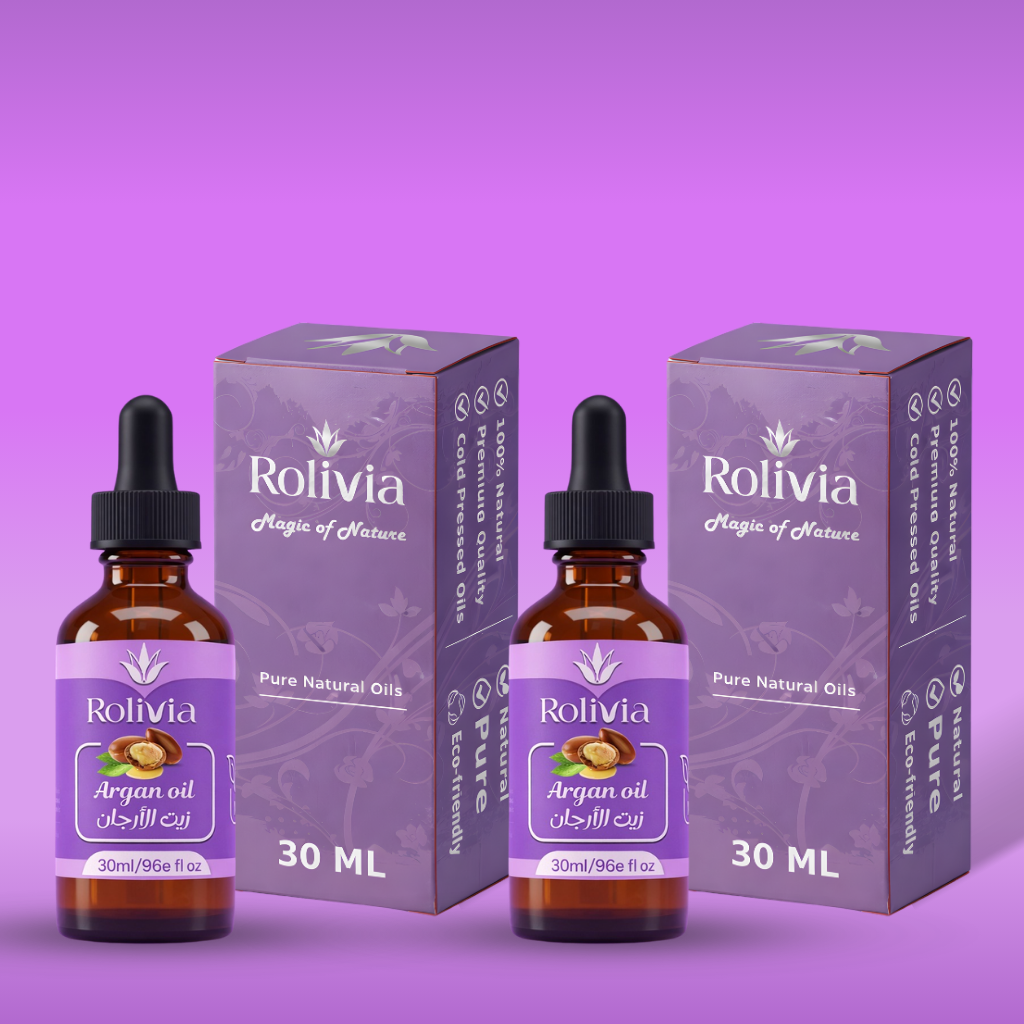 عرض 1+1 زيت الأرجان روليفيا – 30 مل | Rolivia Pure Oils