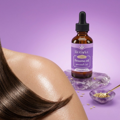 عرض 1+1 زيت السمسم روليفيا – 30 مل | Rolivia Pure Oils