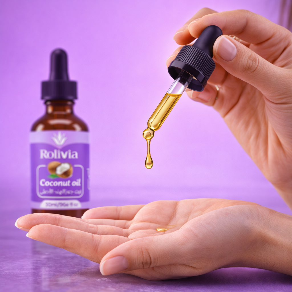 عرض 1+1 زيت جوز الهند روليفيا – 30 مل | Rolivia Pure Oils
