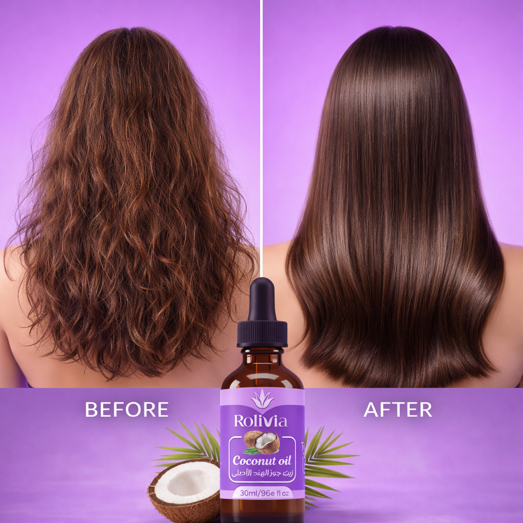 عرض 1+1 زيت جوز الهند روليفيا – 30 مل | Rolivia Pure Oils