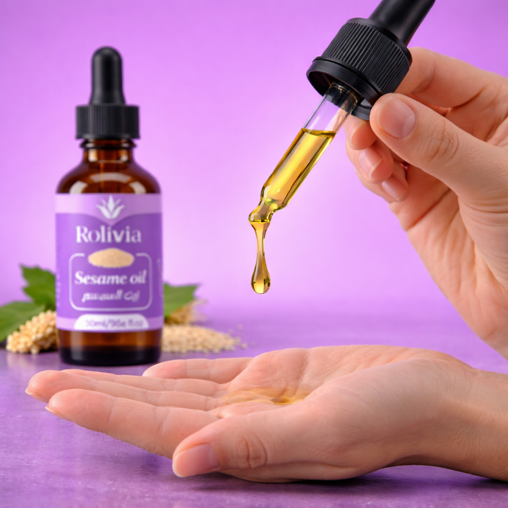 عرض 1+1 زيت السمسم روليفيا – 30 مل | Rolivia Pure Oils