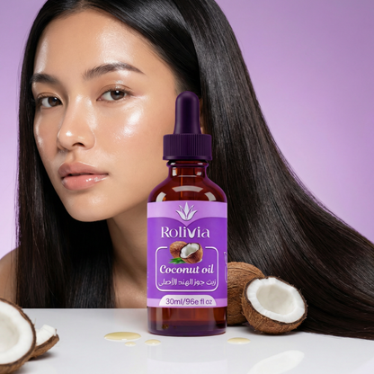 عرض 1+1 زيت جوز الهند روليفيا – 30 مل | Rolivia Pure Oils