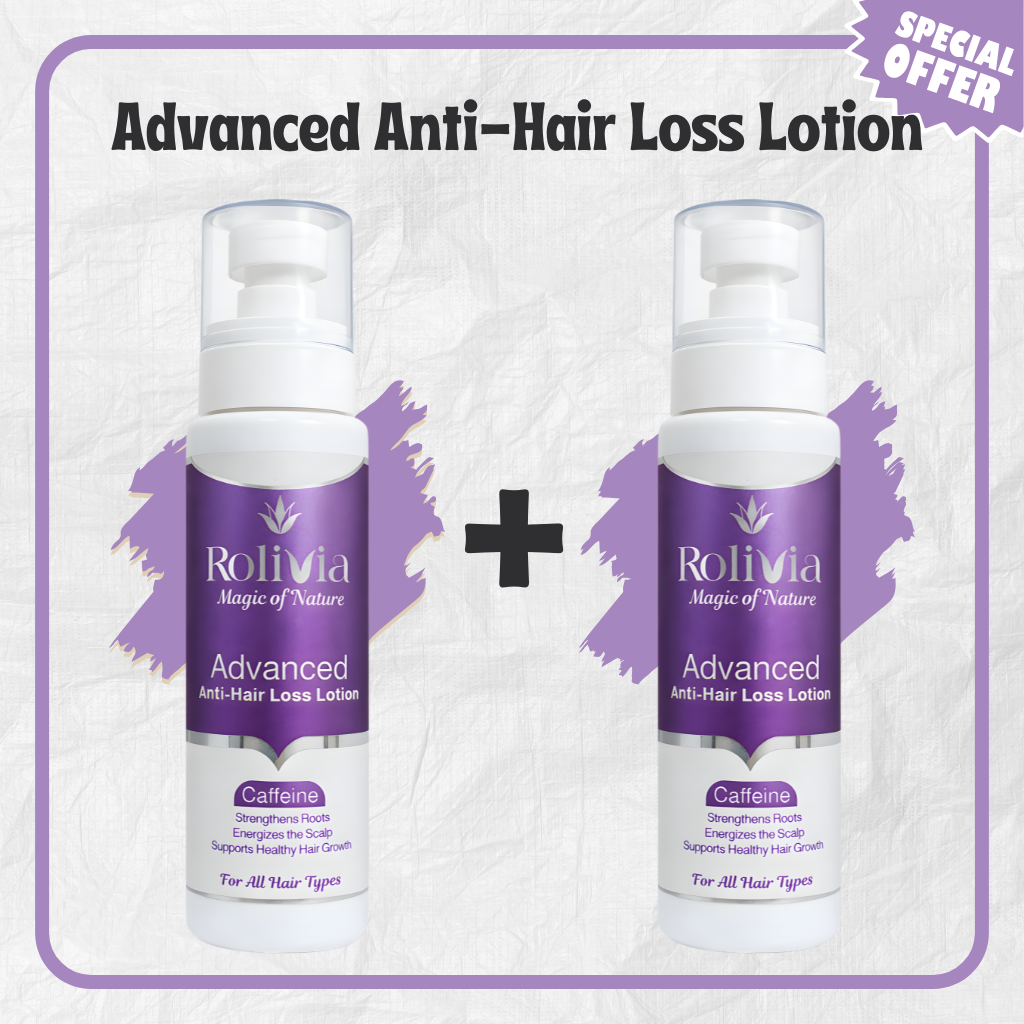 Rolivia Caffeine Hair Lotion 1+1 offer two bottles