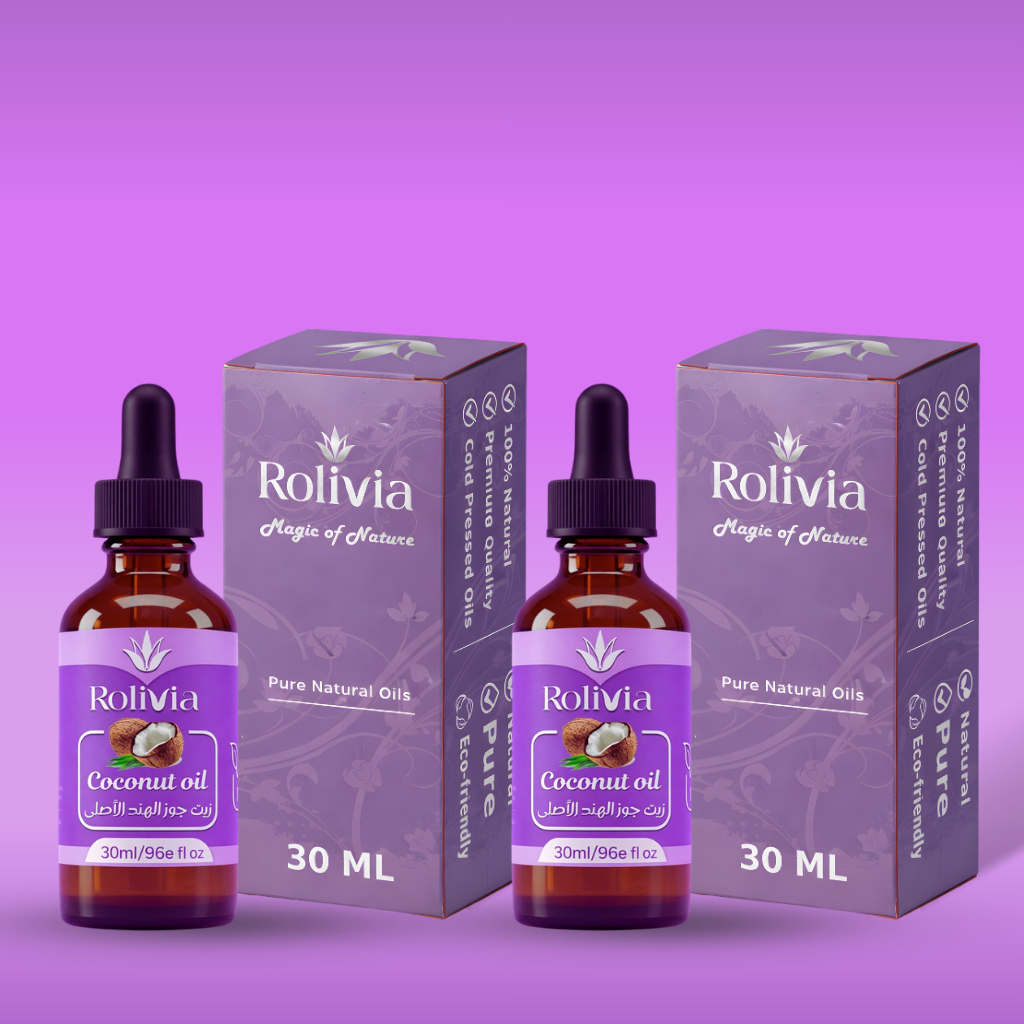 1+1 offer two bottles Rolivia Coconut Oil 30ml