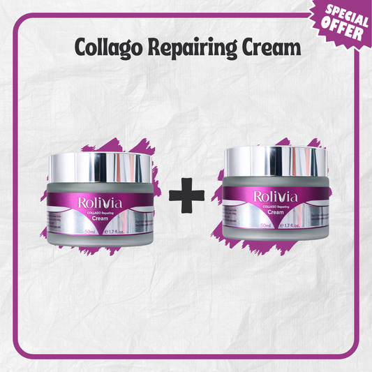 Rolivia Collago Repair Face Cream 1+1 offer two jars 50ml