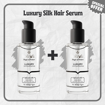 Rolivia luxury silk hair serum 1+1 two bottles