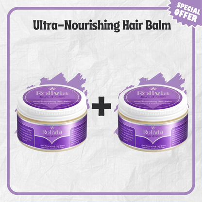 Rolivia Ultra Nourishing Hair Balm 1+1 offer two containers