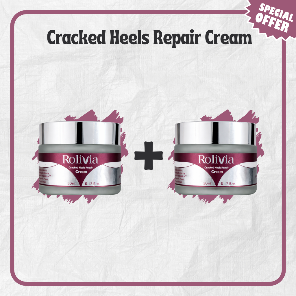 Rolivia cracked heel repair cream 50g special offer 1+1 two jars