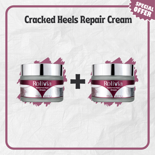 Rolivia cracked heel repair cream 50g special offer 1+1 two jars